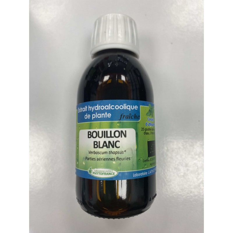 Extrait Hydroalcoolique de Bouillon Blanc 125 ml
