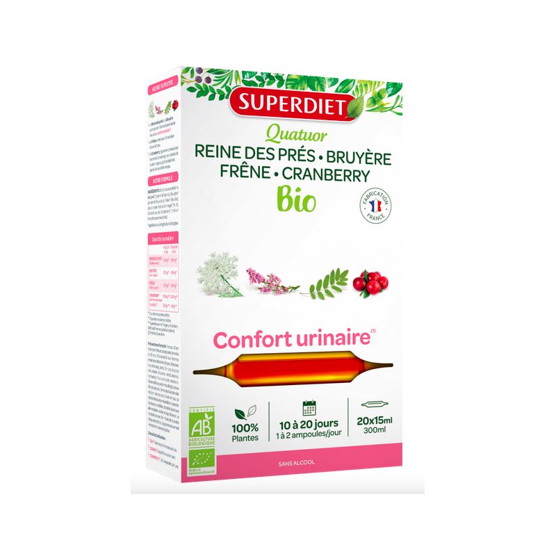 Quatuor Confort Urinaire 20 Ampoules