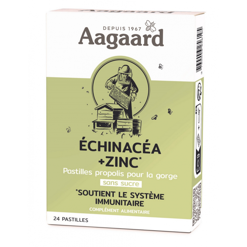 Propolis, Echinacéa, Zinc - 24 pastilles