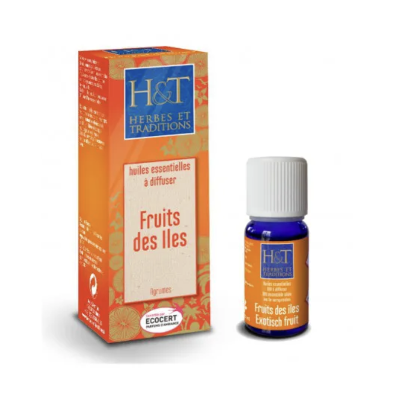 Fruits des îles Bio - Synergie Huiles Essentielles à diffuser 10 ml