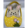 Panier Feutrine Tête Lapin