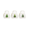Mini Ballotin seta blanc sapins (vide)