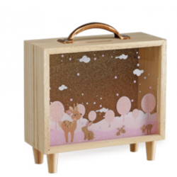 Boite bois et verre à personnaliser