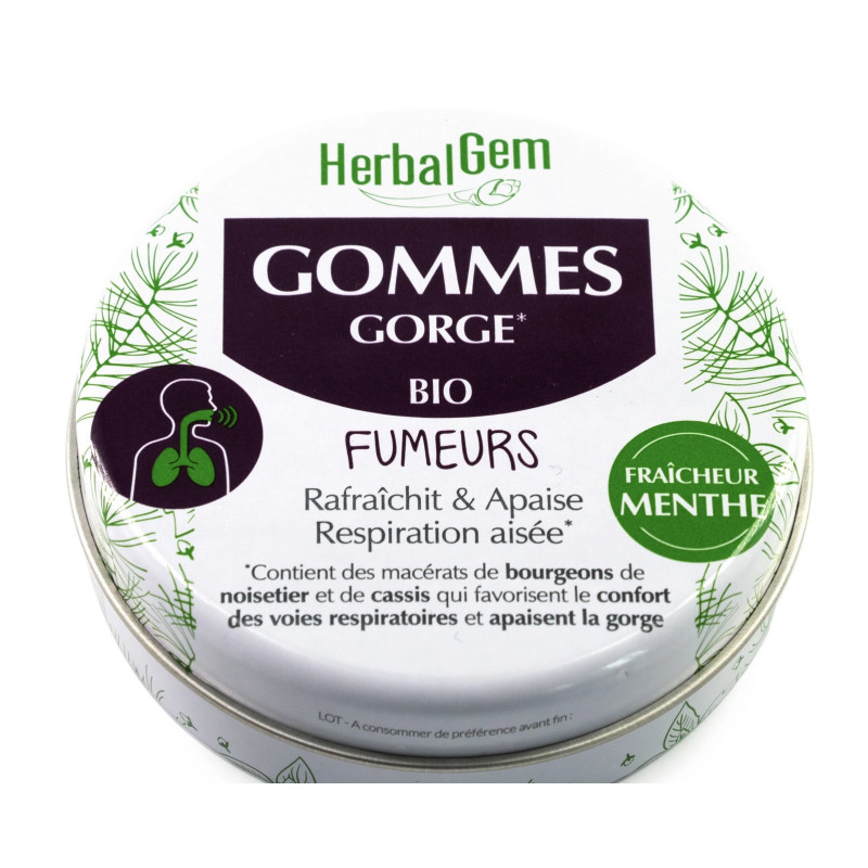 Gommes Gorge fumeurs