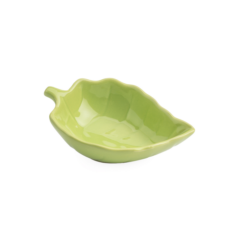 Plat feuille vert