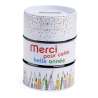Tirelire "Merci pour cette annéé" Crayons