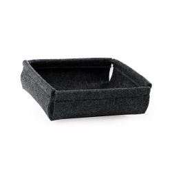 Panier à pain gris anthracite