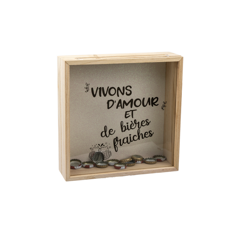 Urne bois/verre