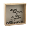 Urne bois/verre