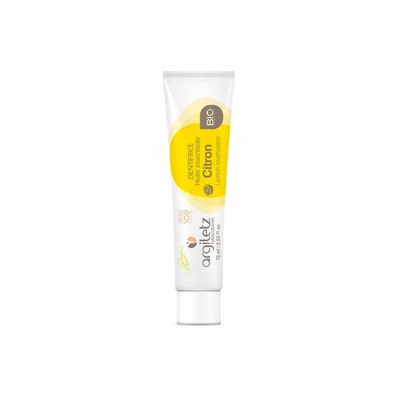 Dentifrice Argile Citron Bio 75ml