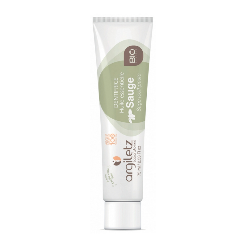 Dentifrice Argile Sauge Bio 75 ml